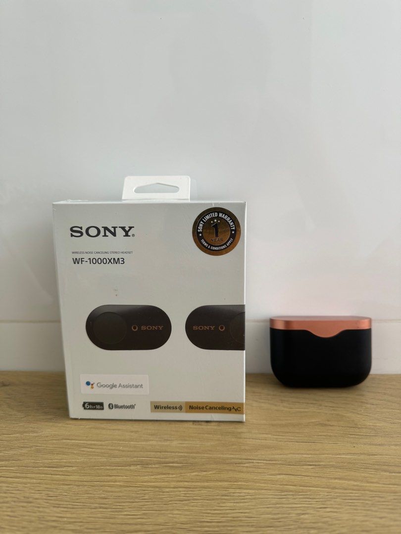 Sony WF 1000XM3 Wireless Noise Cancelling Black