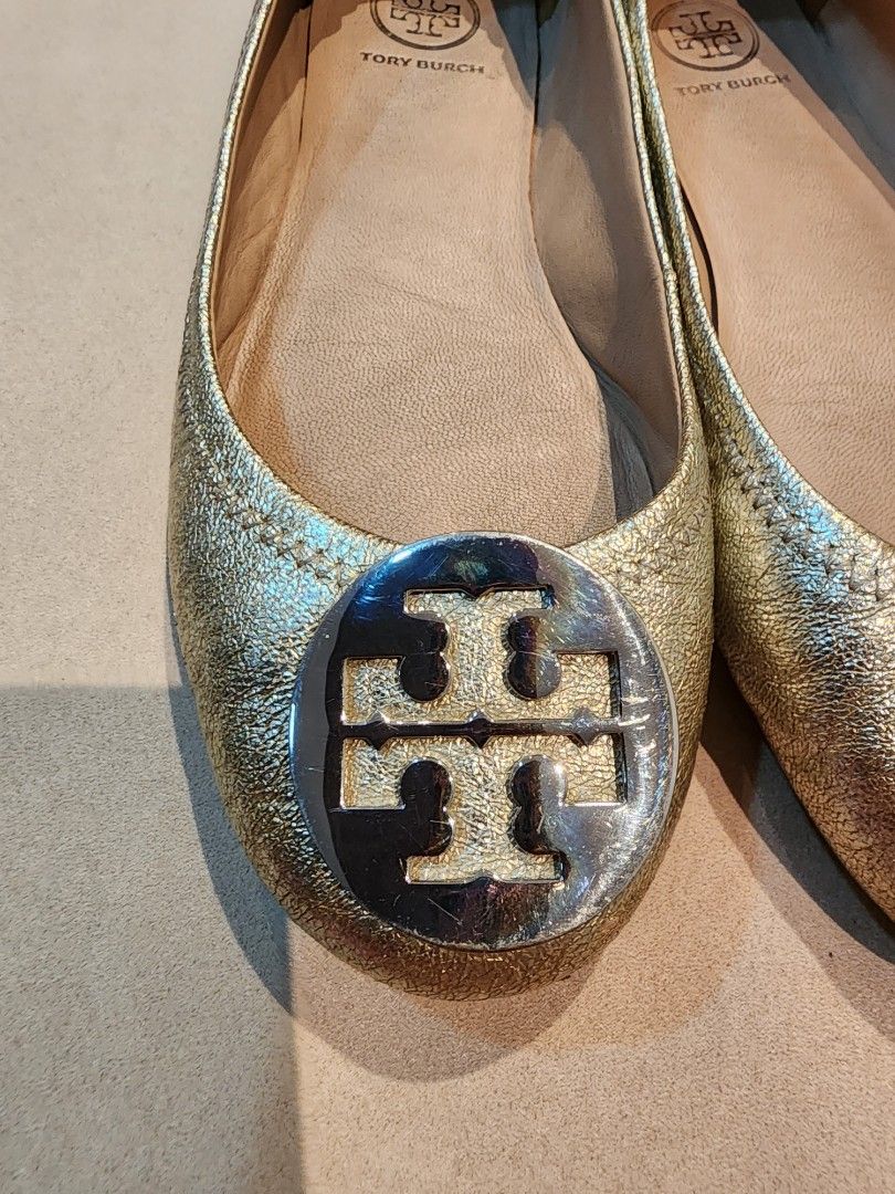 Tory burch foldable flats deals