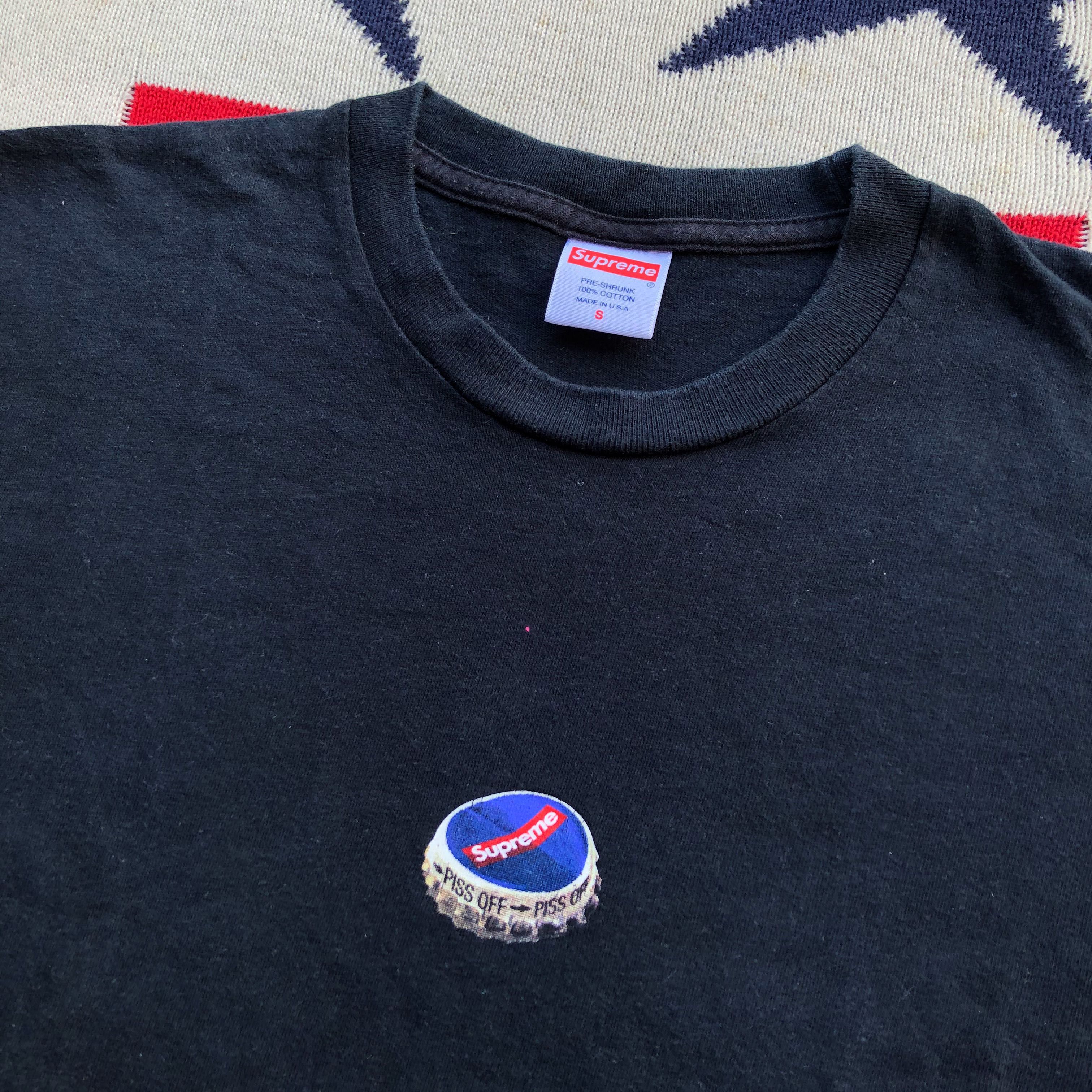 Supreme VTG Bottle Cap T shirt Men s Fashion Tops Sets Tshirts Polo Shirts on Carousell