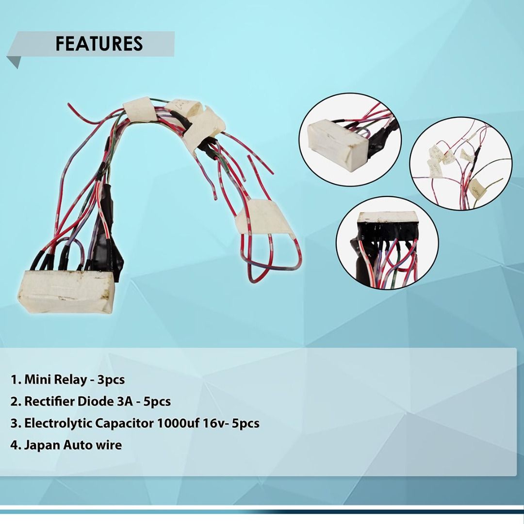 SWITCHLESS HAZARD with COMBINATION FIX MODE, BEST FOR MOTORCYCLE HAZARD ...
