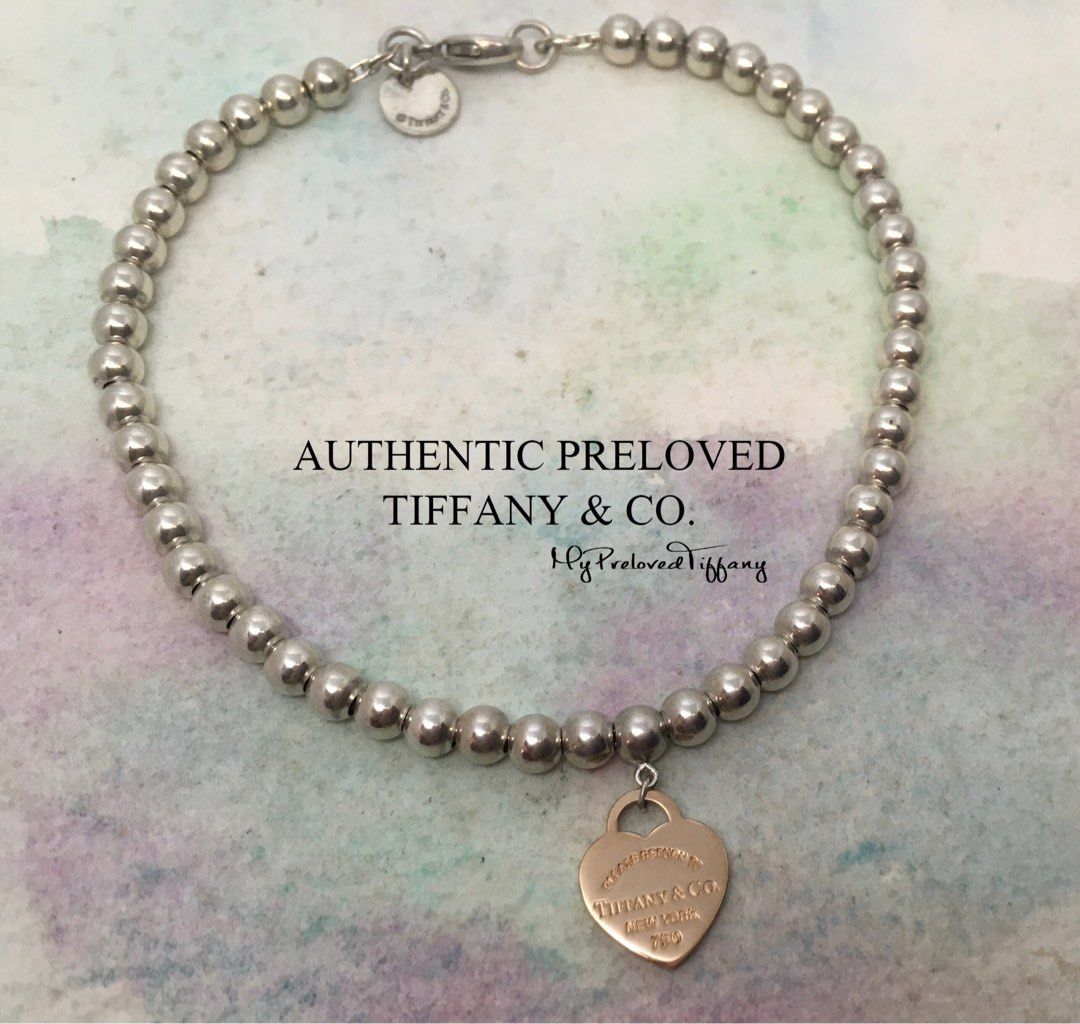 Gold ball clearance bracelet tiffany