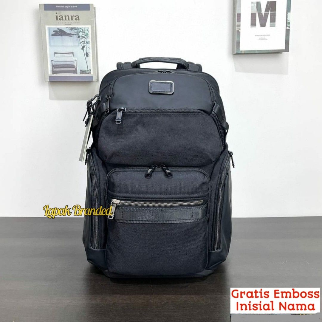 Tas Ransel Pria Tumi Alpha Bravo Nomadic Backpack Travelling Adventure  Expandable
