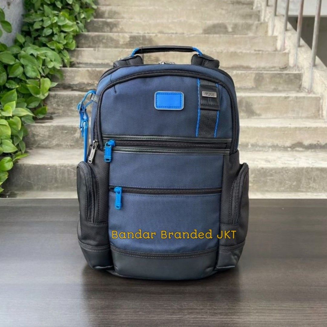 Tas Ransel Pria Tumi Alpha Bravo Knox Backpack Laptop Kerja Kuliah  Traveling Glacier