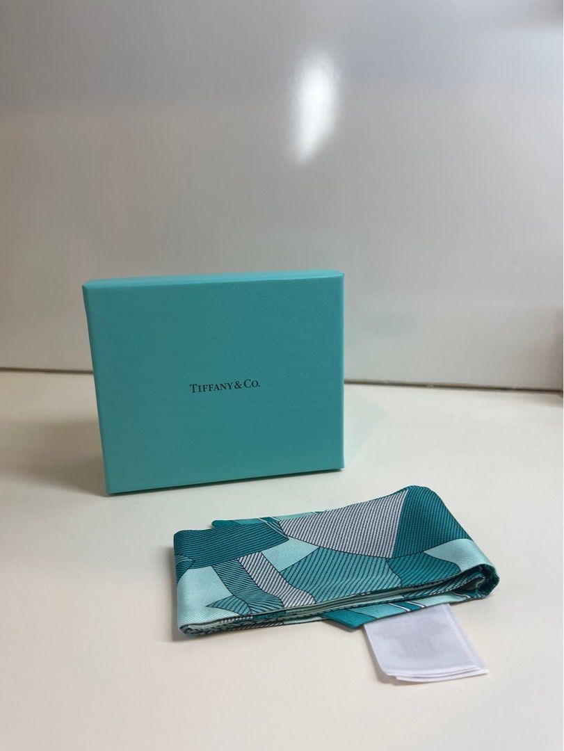 Tiffany Co Silk Scarf 2023, Luxury, Accessories on Carousell