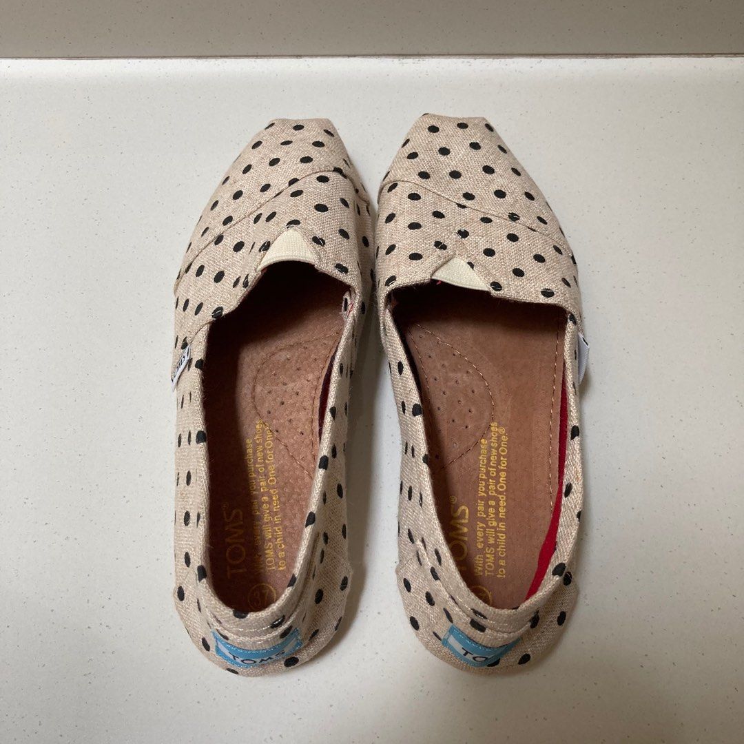 Toms polka dot shoes best sale