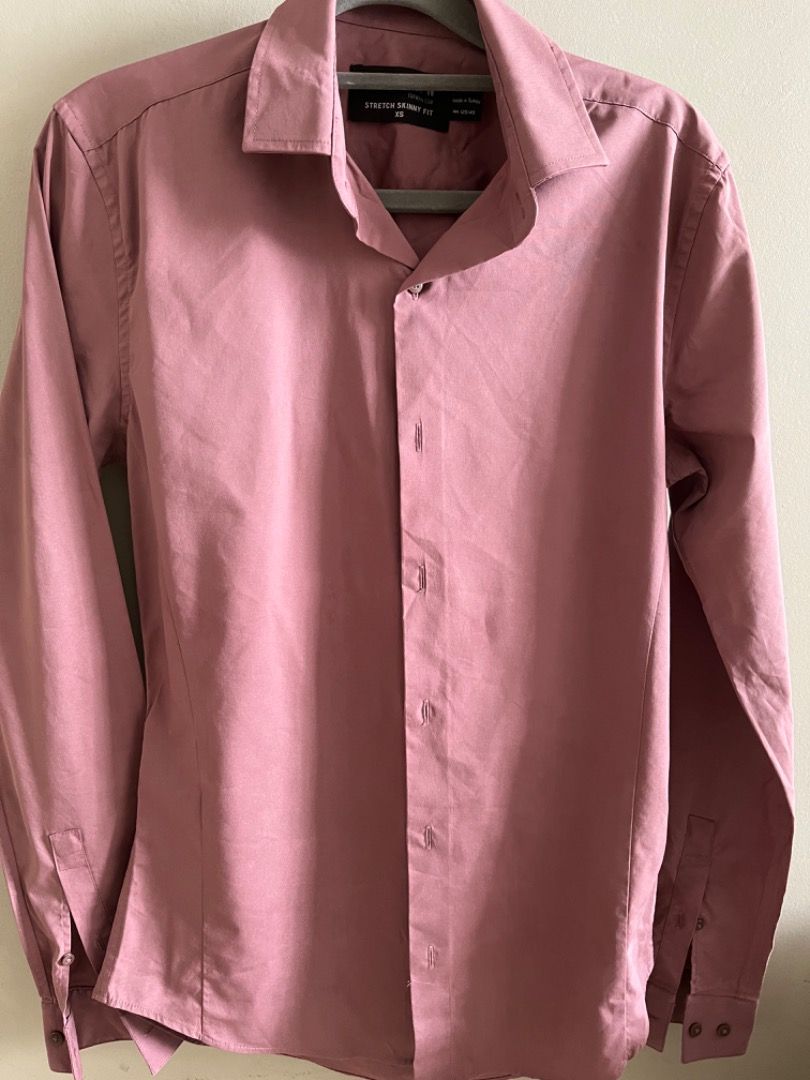 Topman stretch skinny fit shirt office wear