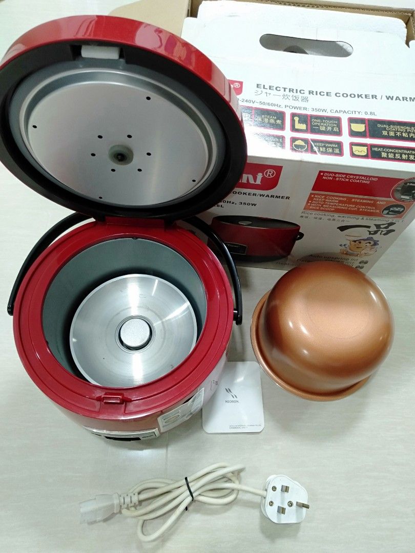 Toyomi 0.8 Litres 3 In 1 Electric Rice Cooker Warmer Model RC 720 No Measuring Cup Steamer But Got Rice Scoop. TV Home Appliances Kitchen Appliances Cookers on Carousell