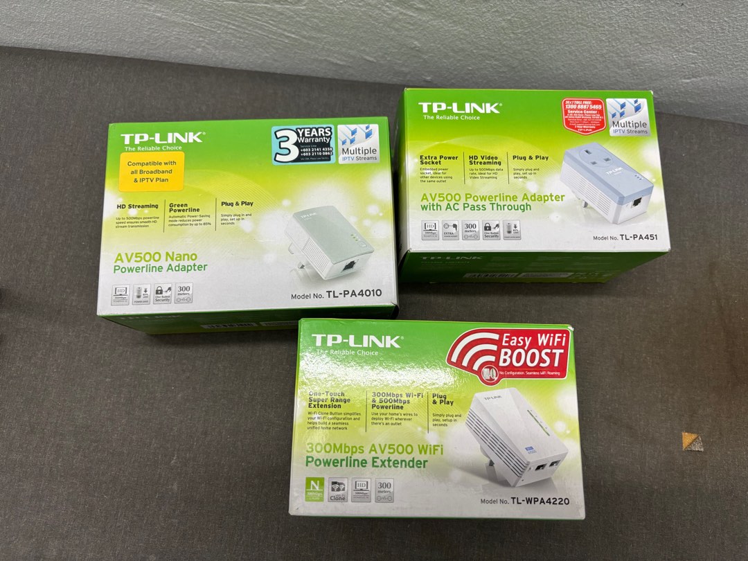 TP link Powerline Adapter, Computers & Tech, Parts & Accessories ...