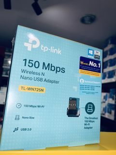 TP-Link TL-WN725N 150Mbps Wireless N Nano USB Adapter | WiFi Receiver