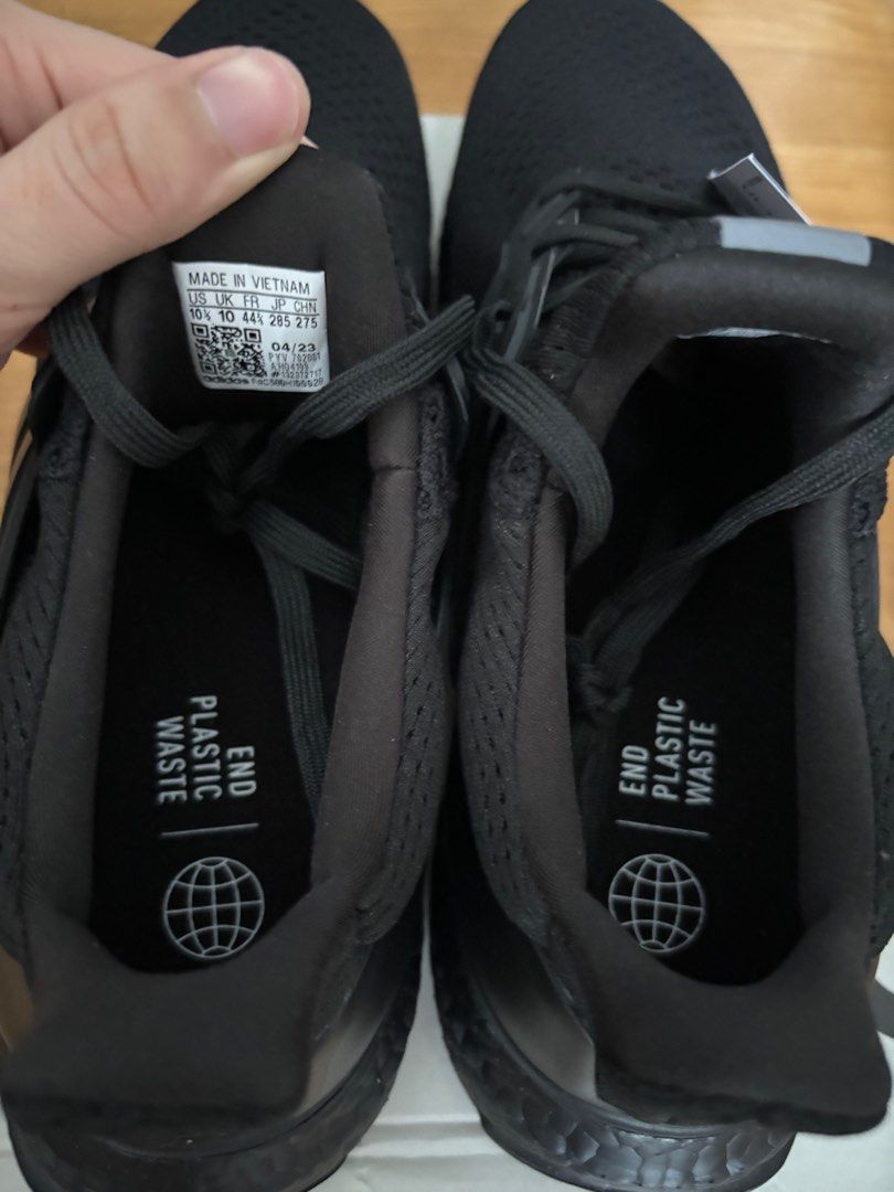 Adidas ultra boost outlet triple black uk 10