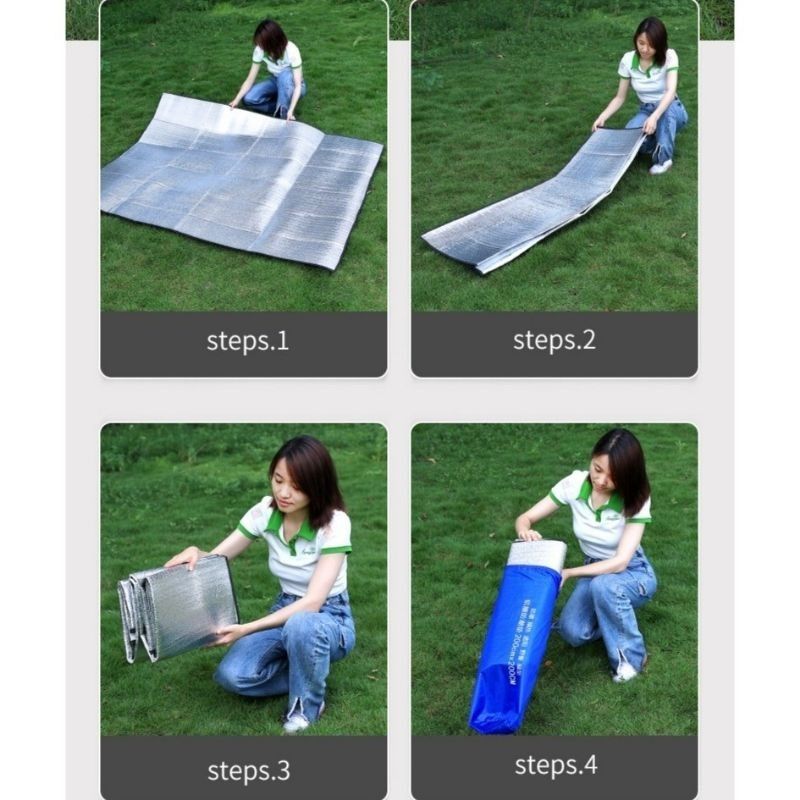 Double Sleeping Pad for Camping, Ultralight Self Inflating Camping