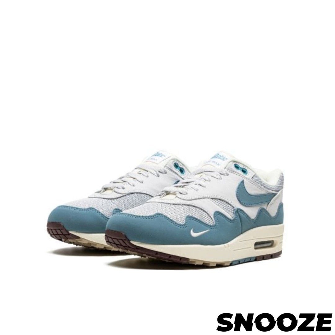 US10 NIKE X PATTA AIR MAX 1 WAVE NOISE WITH BRACELET