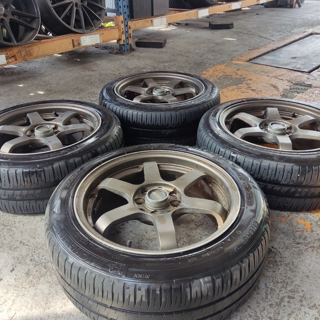 Used 16 inch Rims with tyres, Car Accessories, Tyres & Rims on Carousell