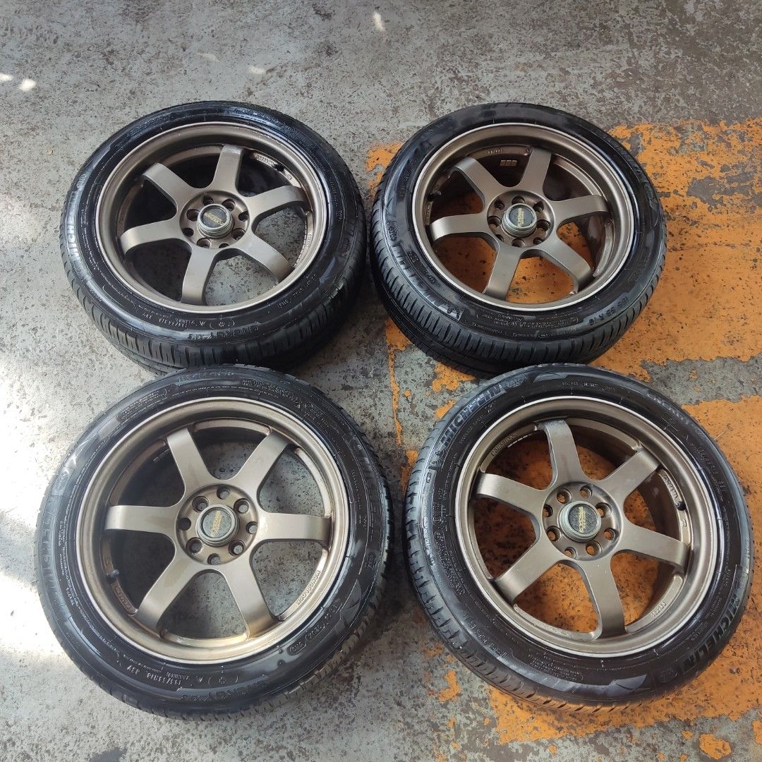 Used 16 inch Rims with tyres, Car Accessories, Tyres & Rims on Carousell