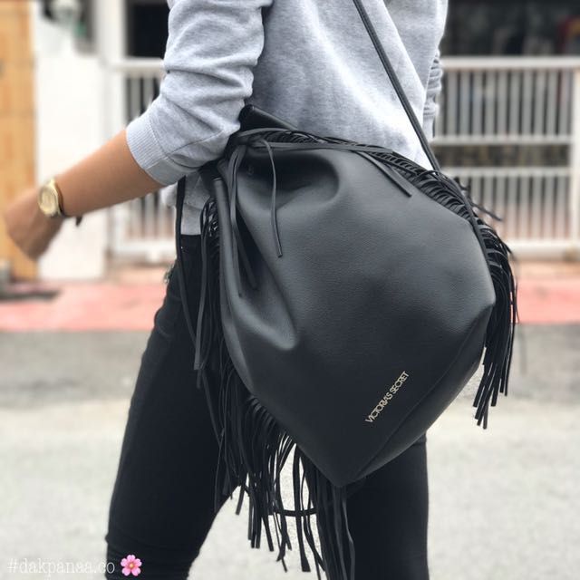 Victoria secret outlet leather backpack