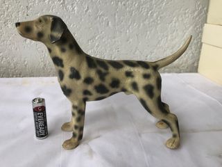Vintage 18 x 14cm  Dog Statue Dalmatian  B2