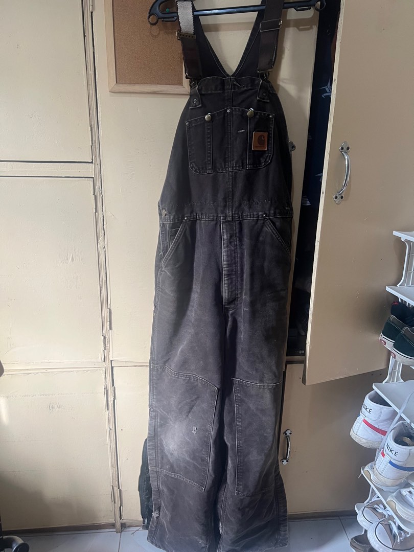 Carhartt Overalls Duck Bib Jumper Men s Fashion Coats Jackets and Outerwear on Carousell