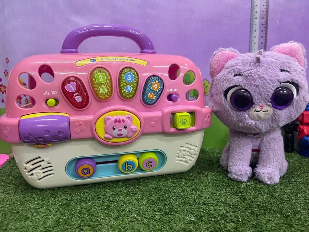 Vtech cozy deals kitten carrier