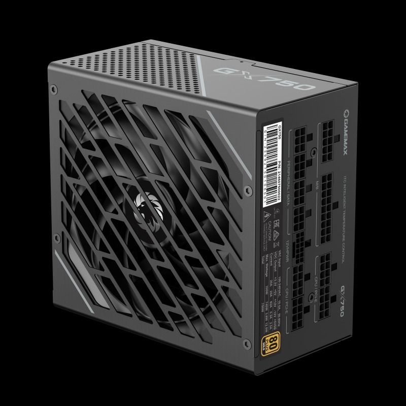 90+ GOLD CERTIFIED 750W PSU | GAMEMAX GX-750 PRO GX750 FULLY MODULAR ...