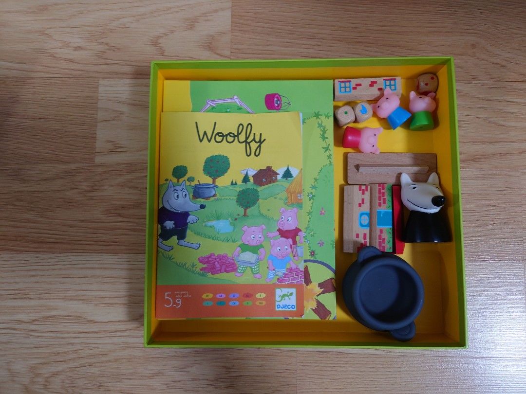 DJECO Woolfy Family Board Game of Cooperation