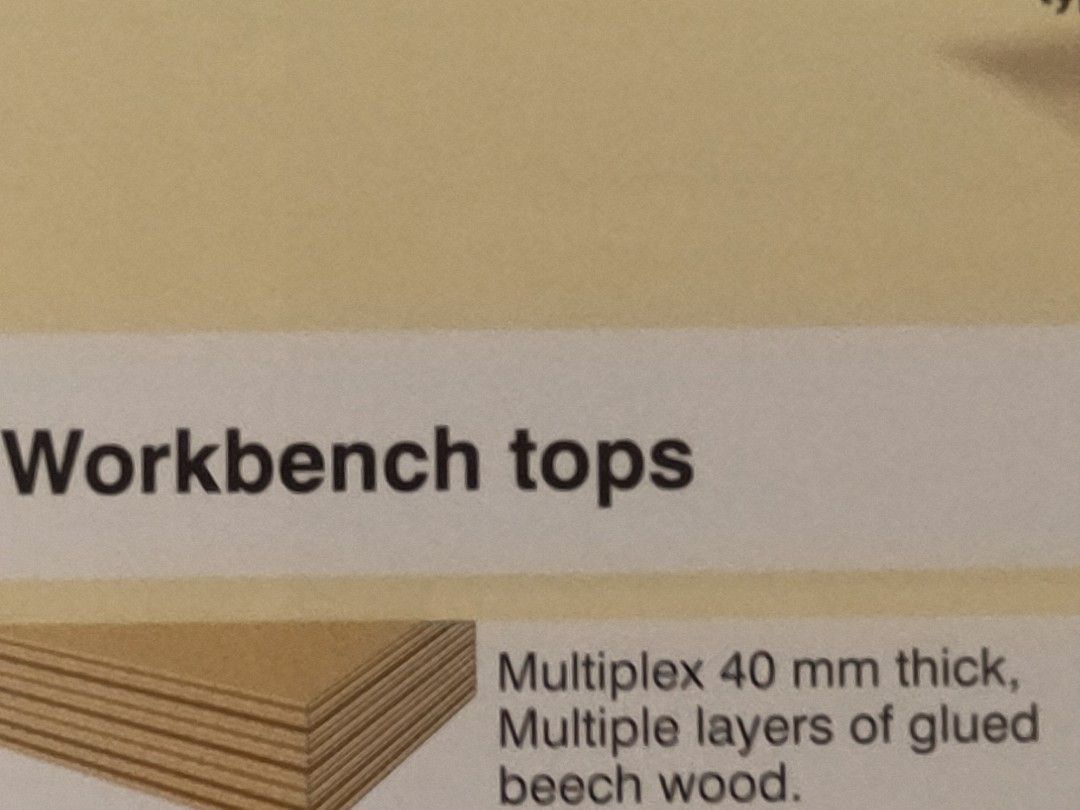 WORKBENCH TOPS & 3 DRAWERS WORKBENCH, Furniture & Home Living, Home