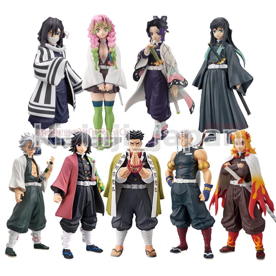 WTS Banpresto Demon Slayer Hashira Figure Normal Color Set Of 9 