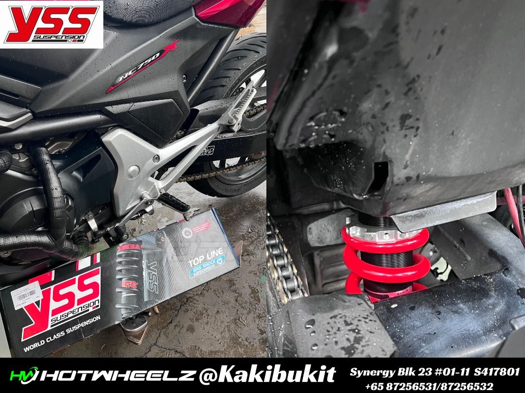 YSS TOPLINE REAR SUSPENSIONHONDA NC750X /YAMAHA MT03, Motorcycles