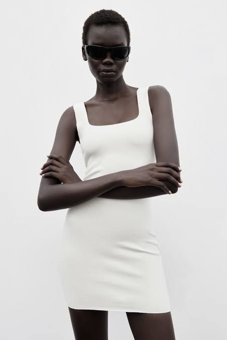 Zara Stretch Knit Short Fitted Dress, Women's Fashion, Dresses & Sets,  Dresses on Carousell
