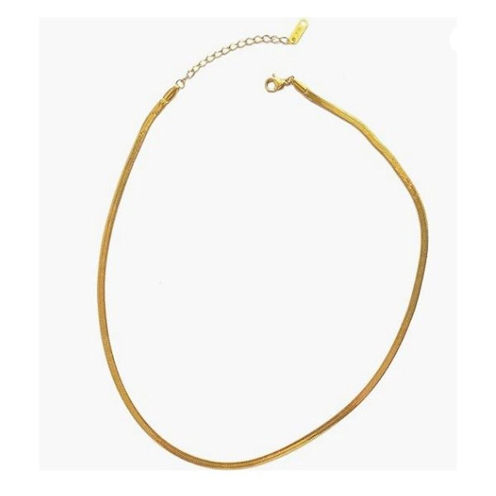 Gold choker top necklace 18k