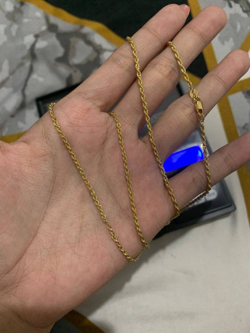 Original Rupa Chain 18K ORIGINAL - Rope Chain, Women's Fashion, Jewelry & Organizers ...