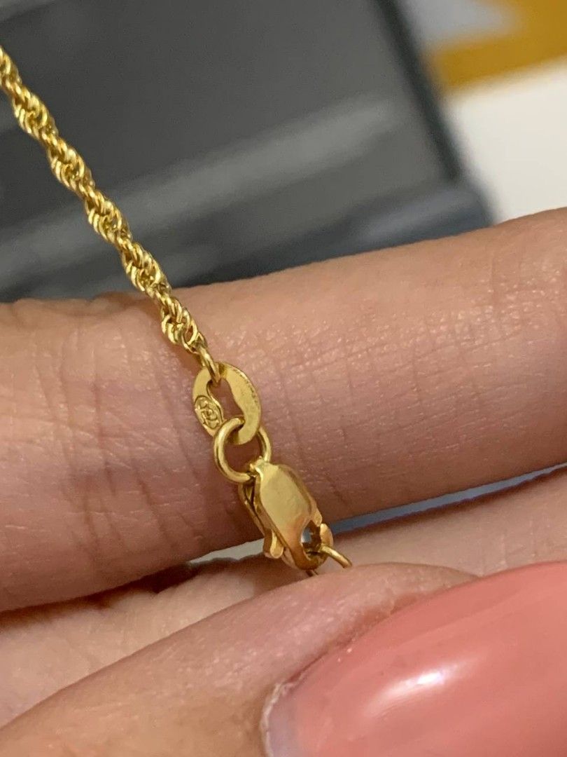 Original Rupa Chain 18K ORIGINAL - Rope Chain, Women's Fashion, Jewelry & Organizers ...
