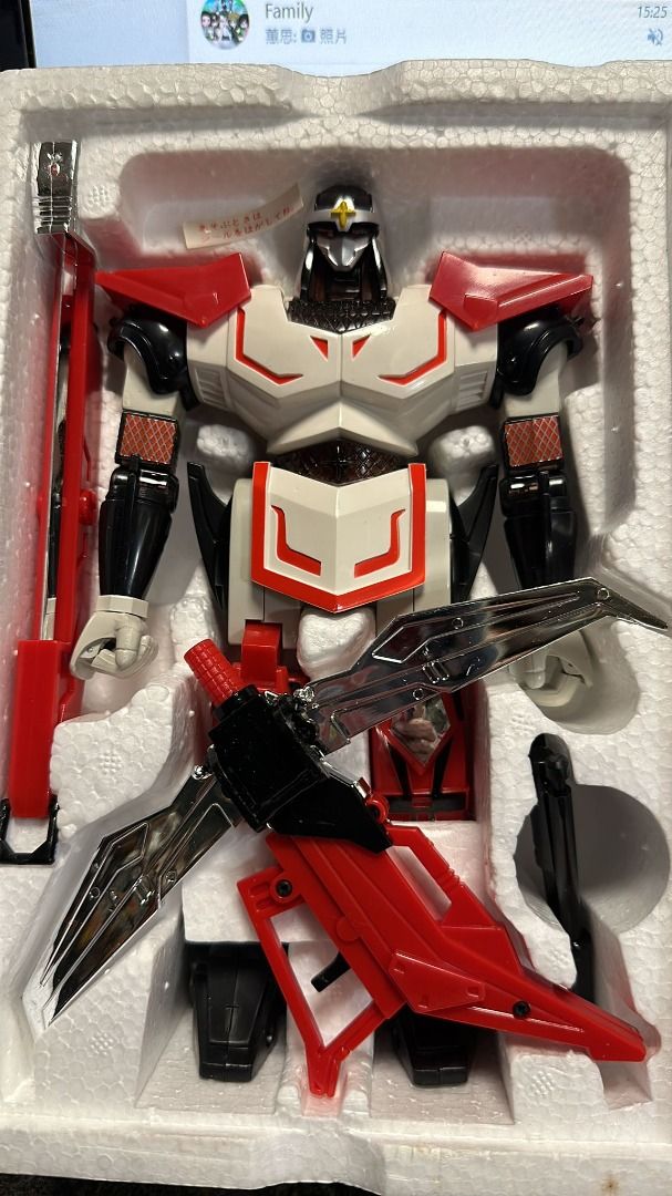 1985年 日本製　忍者戰士飛影　DX電子忍者 BANDAI 超絕版 非 超合金 合金魂 系列
