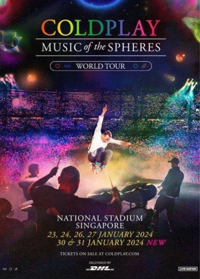 2x Coldplay infinity tickets for 24 Jan, Tickets & Vouchers, Event Tickets on Carousell