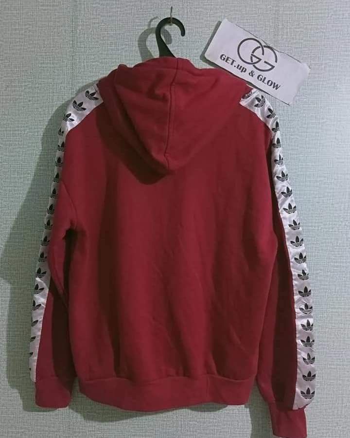 Adidas tnt online tape hoodie red