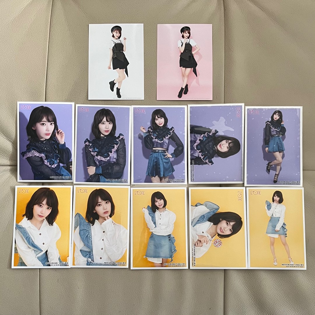 宮脇咲良IZ*ONE 生寫真相, 興趣及遊戲, 收藏品及紀念品, 韓流- Carousell