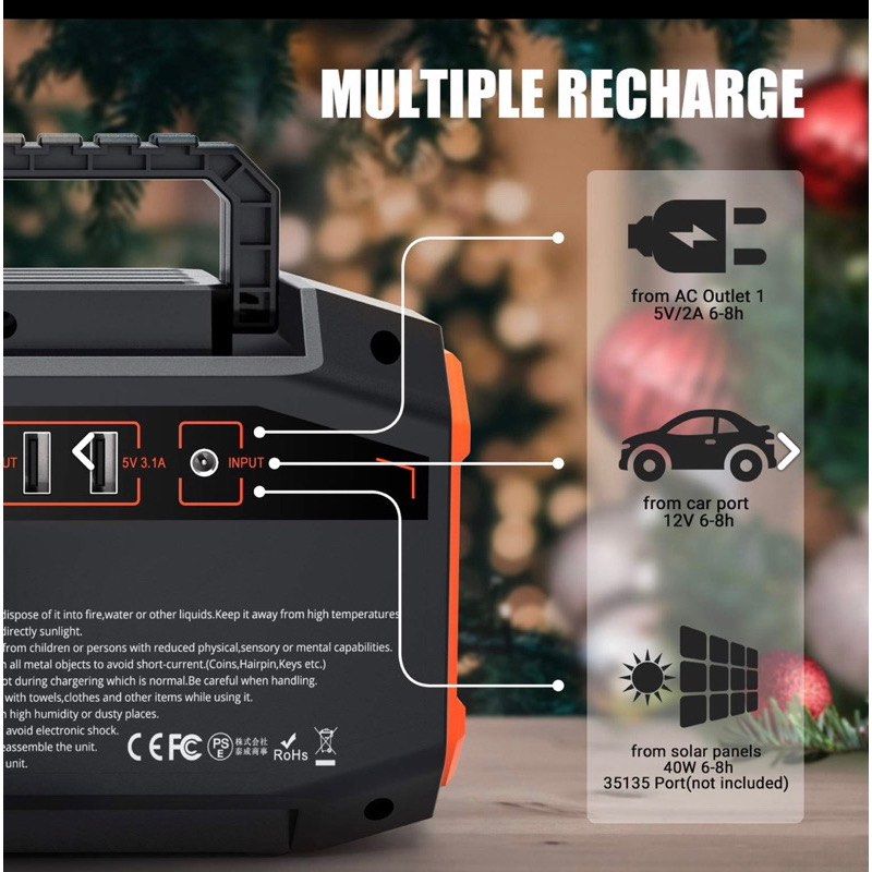全新現貨✨TACKLIFE P16 150W 戶外露營用行動電源167Wh 45000mAh, 書籍