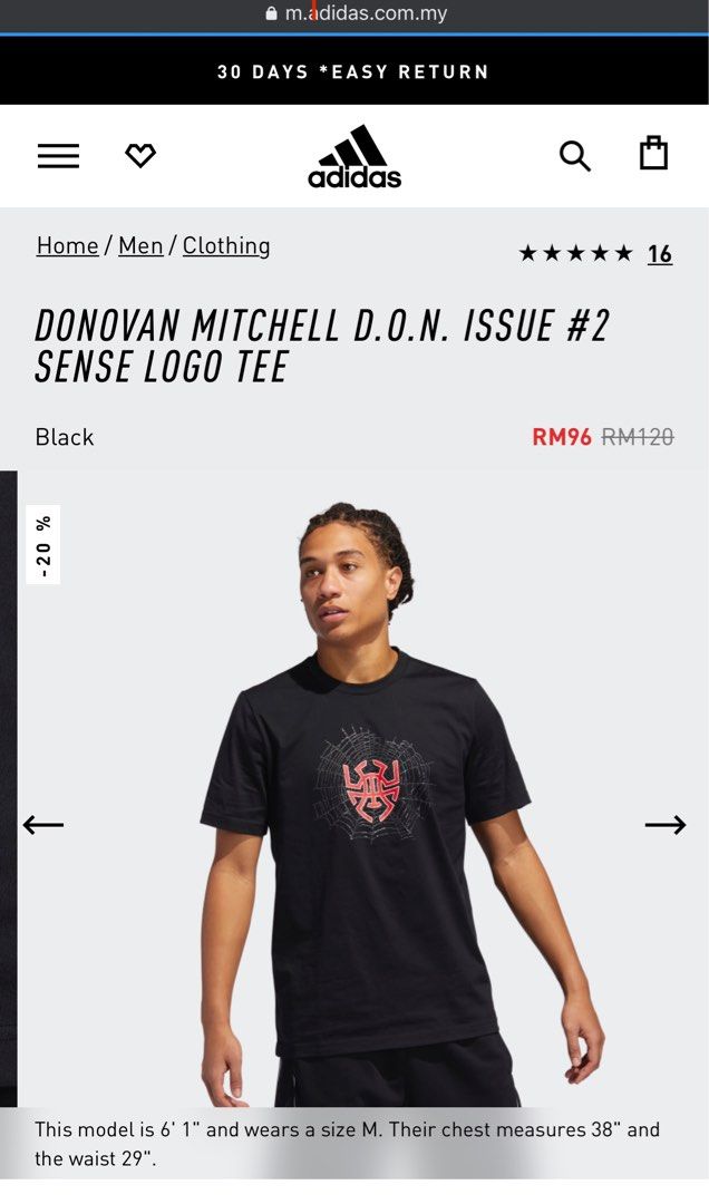 Adidas donovan sale mitchell shirt