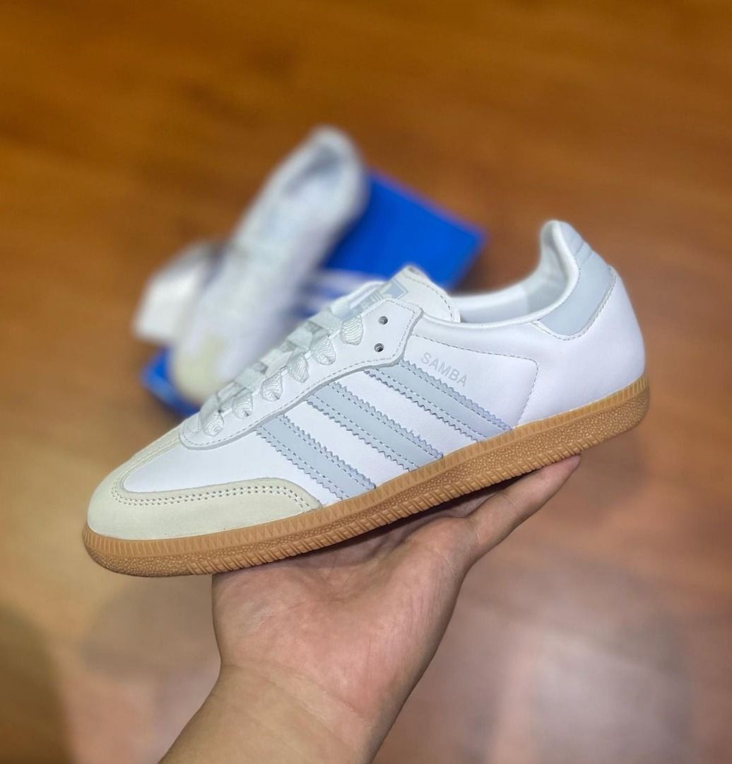 Adidas Samba Blue White Halo Blue Gum