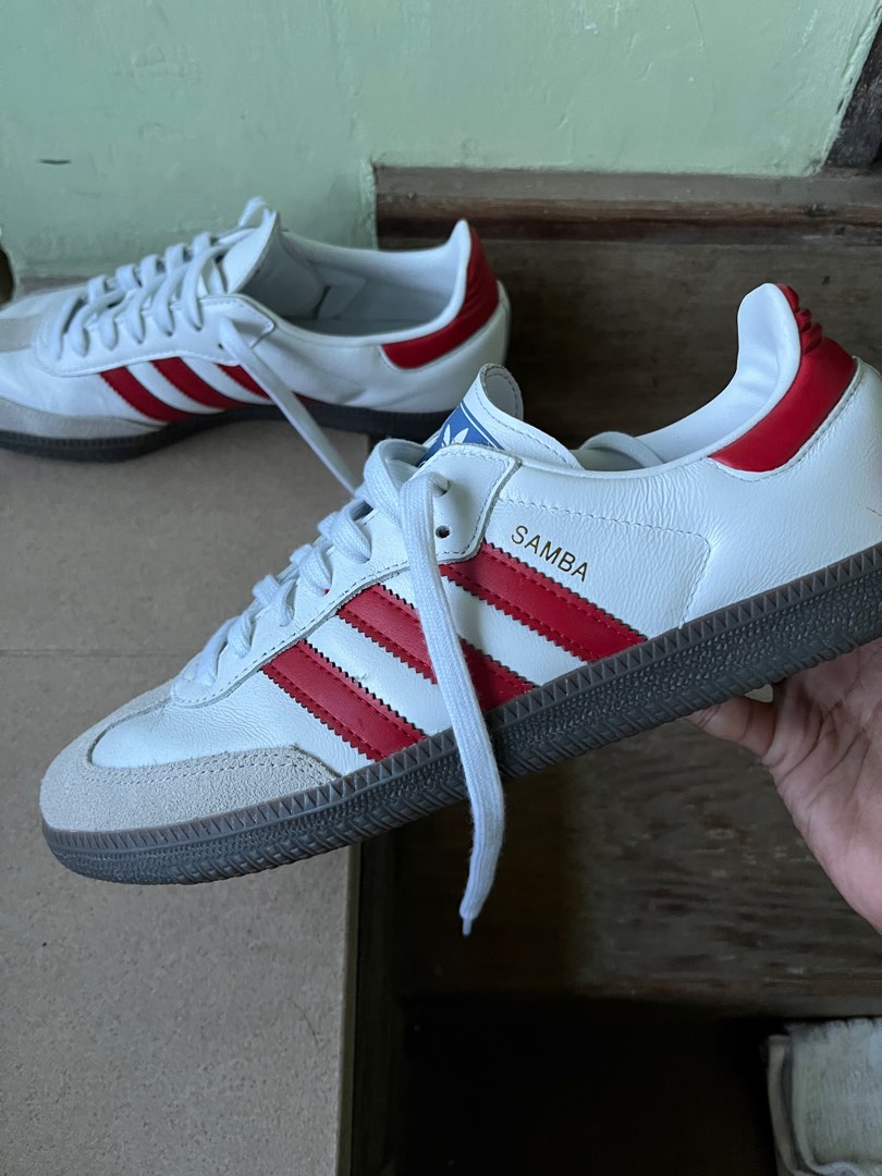 Adidas originals hotsell samba red