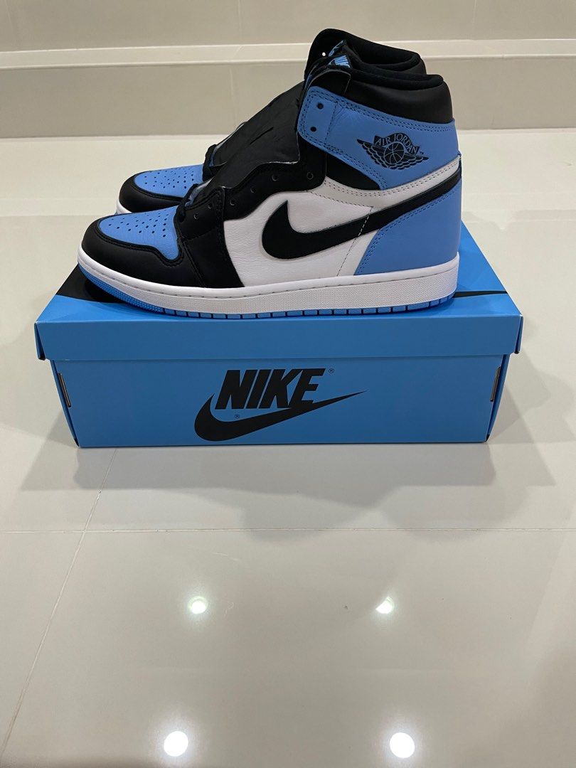Air jordan 1 best sale high og blue chill