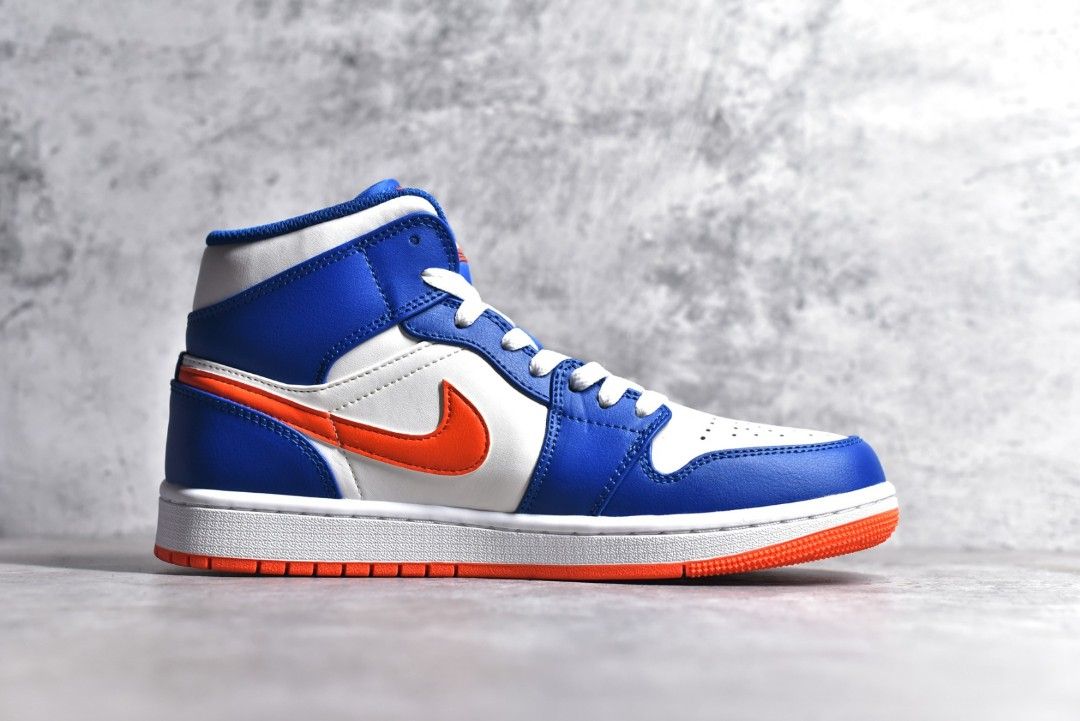 Air jordan 1 sale blue and orange