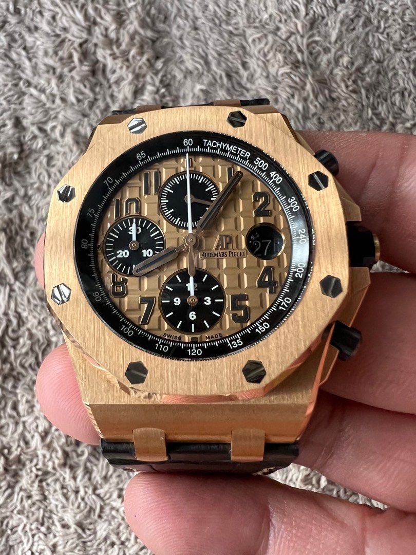 Gold audemars piguet best sale royal oak offshore
