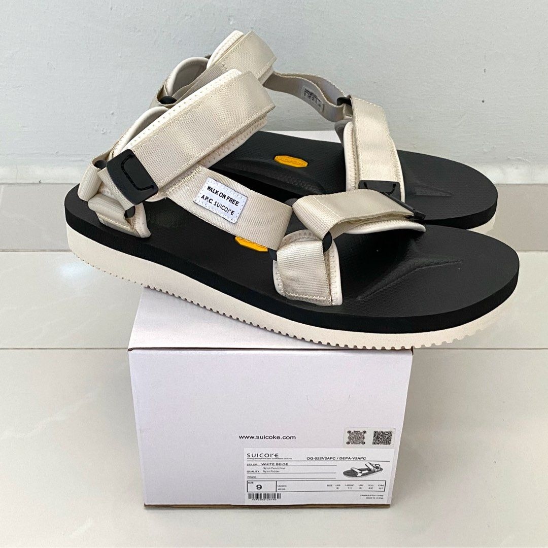 APC x Suicoke Depa V2 Beige Sandals Beauty Personal Care Foot