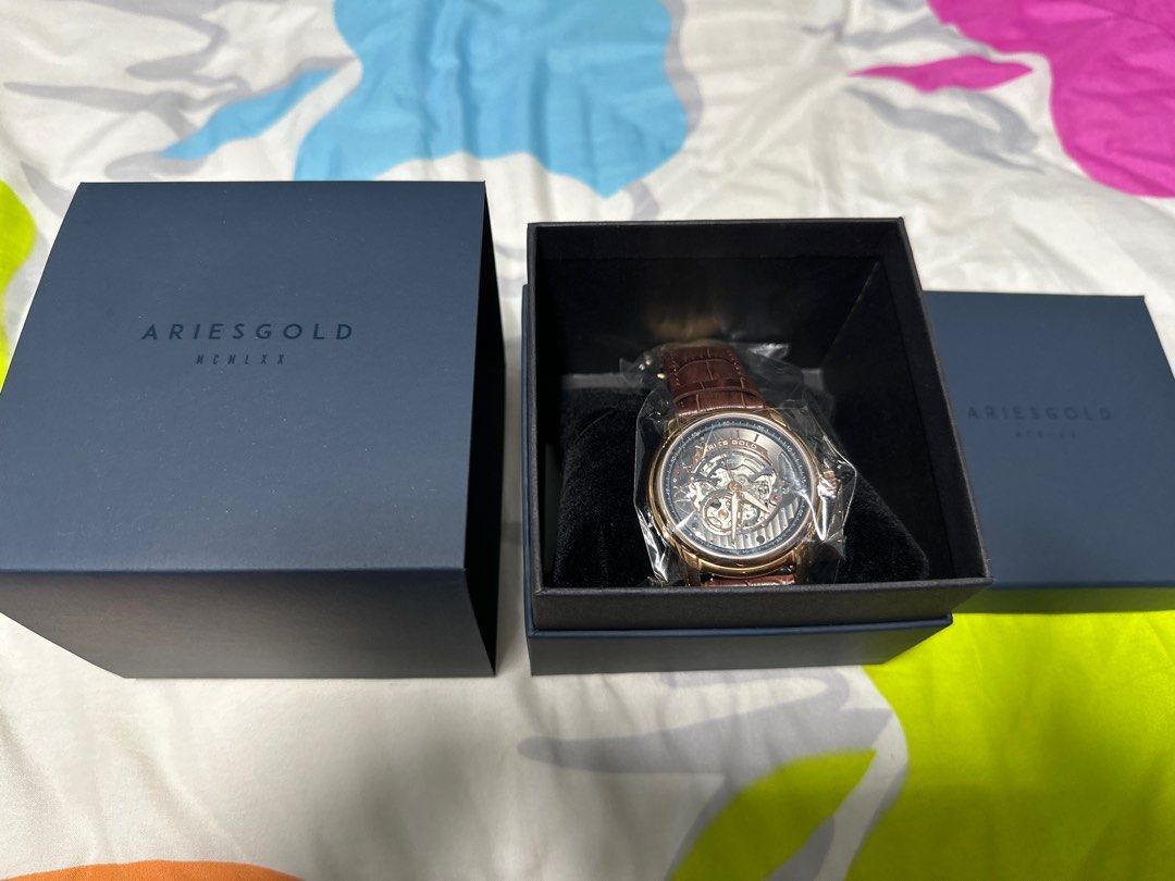 Aries Gold G9005A RG BK SPF logo