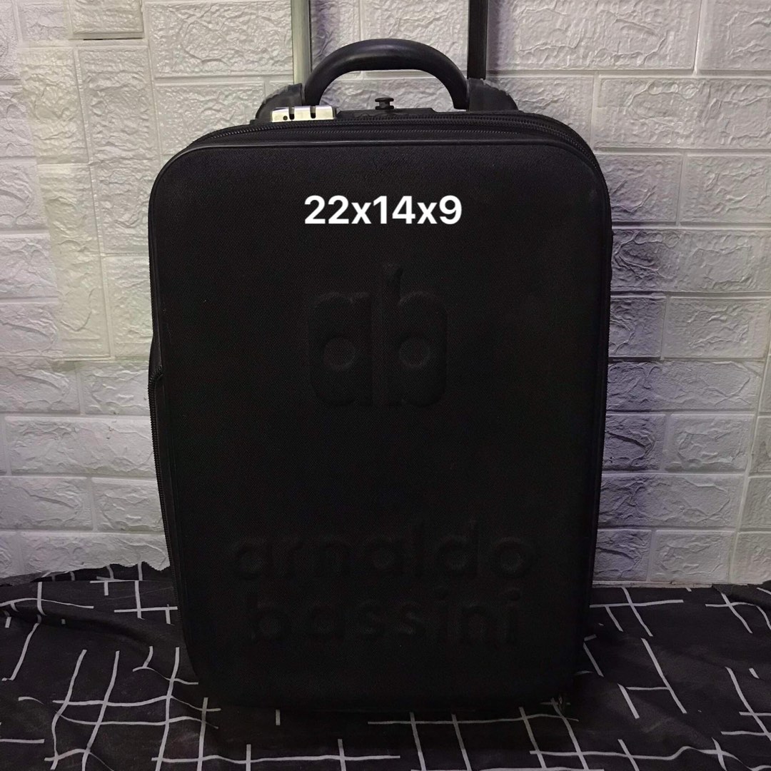 ARNALDO BASSINI CABIN SIZE LUGGAGE Hobbies Toys Travel