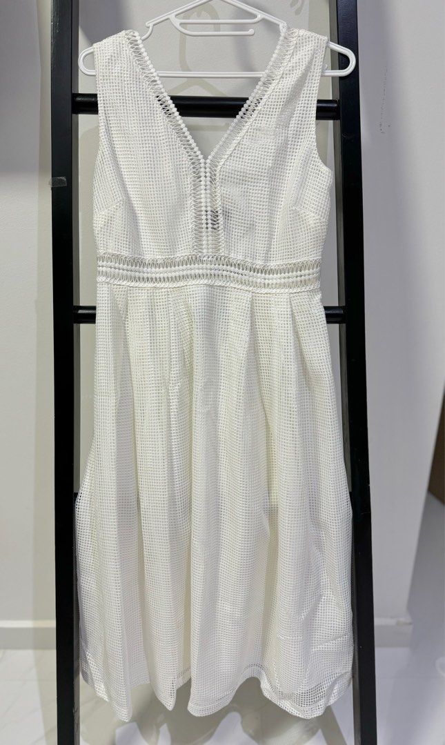 ASOS maternity white crochet dress uk6, Women's Fashion, Maternity