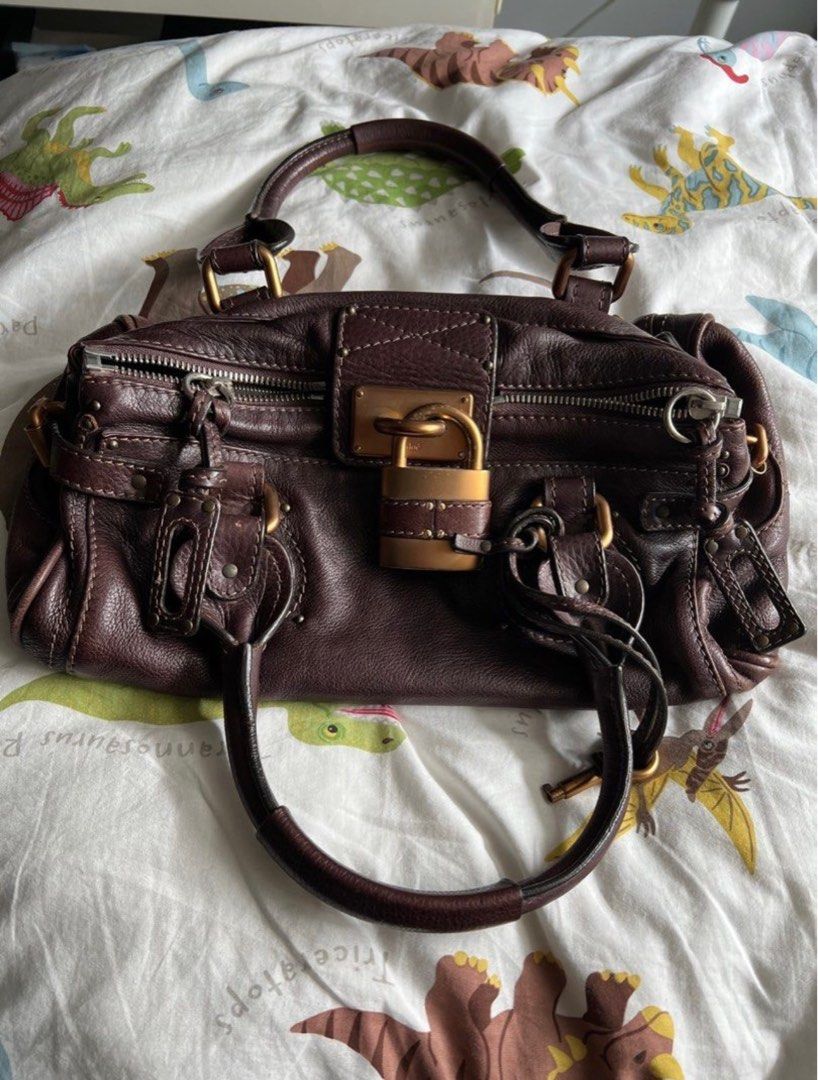 Chloe leather discount shoulder bag