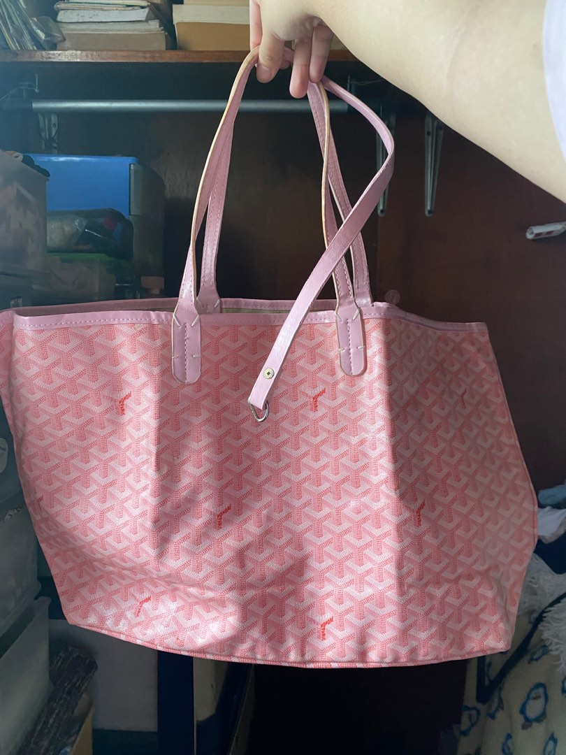 Authentic Goyard Saint Louis PM Pink Tote