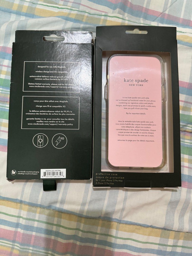 Authentic Kate Spade Can Fit 12&13 Pro max (Category: Cases & Sleeves) located in Paranaque City. Submitted by msjam63 (Listing ID 1272467048, Image 1). Description: Used with love and care Guaranteed Authentic Bought in US RFS: Upgraded to 15 Pro Max 1K EACH Last Price posted😍 mura na po! 14 PRO MAX SOLD⭐️⭐️⭐️.