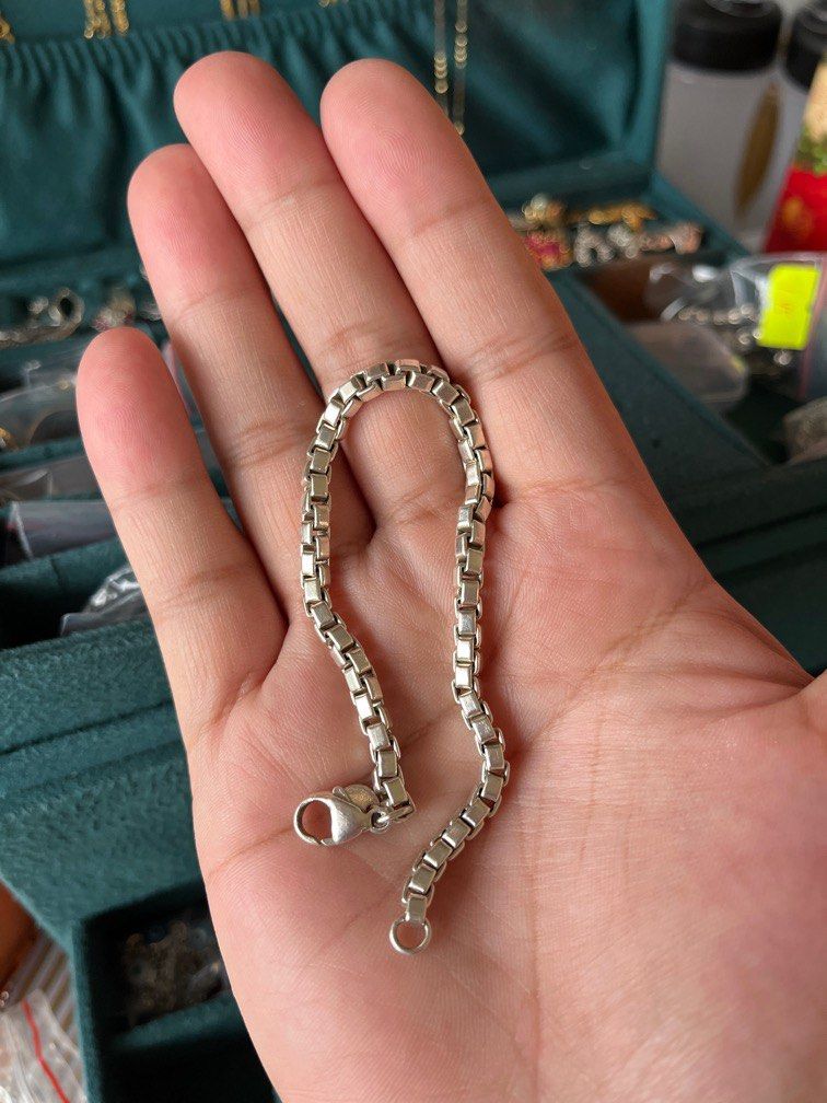 Tiffany box chain store bracelet
